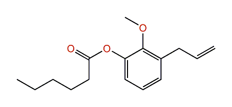 3-Allyl-2-methoxyphenyl hexanoate